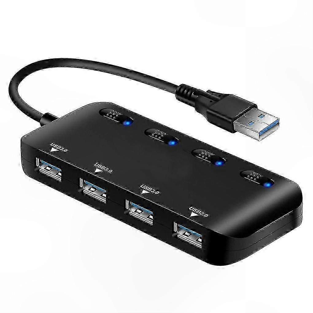 Multifunktionaler Usb 3.0-hub Für Pc Mehrere High-speed-anschlüsse Kompaktes Design Für Verbesserte Konnektivität