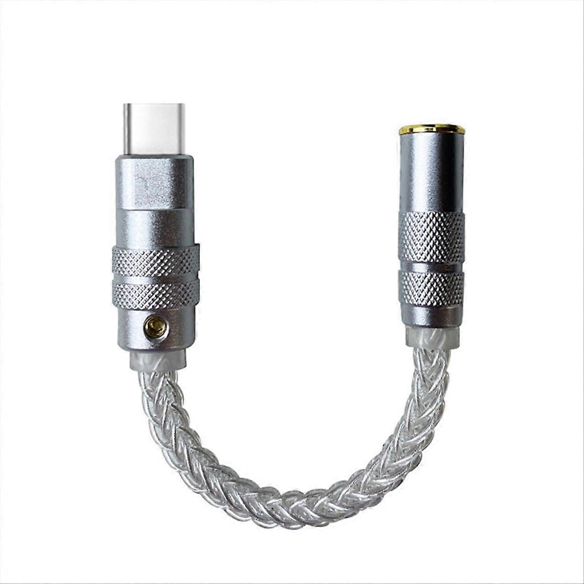 Alc5686 Usb-c-kopfhörer Mit Eingebautem Verstärker, 3,5-mm-klinkenausgang, Hochleistungs-audiowandler, Kompatibel Mit Smartphones, Tablets Und Pcs, Klarer Und Kraftvoller Klang.