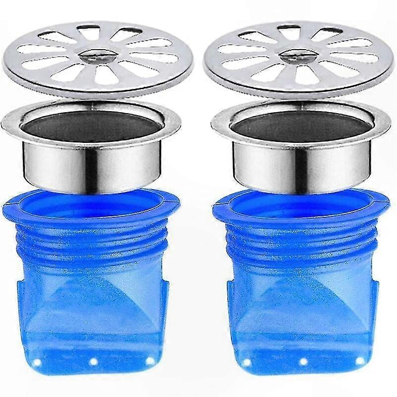 Silikon-rückschlagventil Für Wasserabflüsse, 2er-pack, Verstellbarer Rückflussverhinderer 54x60mm, Geeignet Für Badezimmerrohre, Unidirektionale Schutzvorrichtung.
