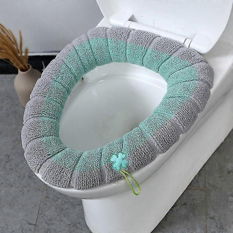 Set Mit 2 Weichen Und Strapazierfähigen Wc-sitzbezügen Mit Griff, Dickem Polster Für Optimalen Komfort, Kompatibel Mit Den Meisten Handelsüblichen Wc-sitzen Aus Holz