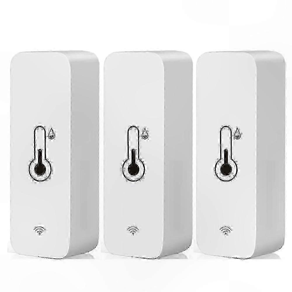 Intelligentes, Vernetztes Thermostat Mit 3 Wlan-sensoren, Echtzeit-überwachung Von Luftfeuchtigkeit Und Temperatur, Ideal Für Innenräume