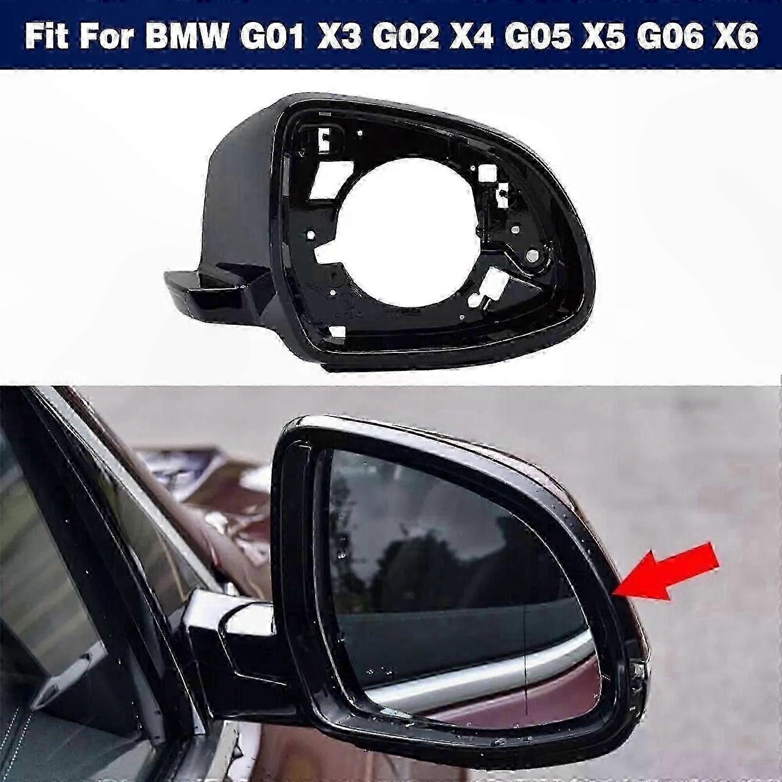 Nachrüstbare Beifahrer-außenspiegelrahmenverkleidung, Kompatibel Mit Bmw G01 X3, G02 X4, G05 X5, G06 X6 - Neues Ersatzteil.
