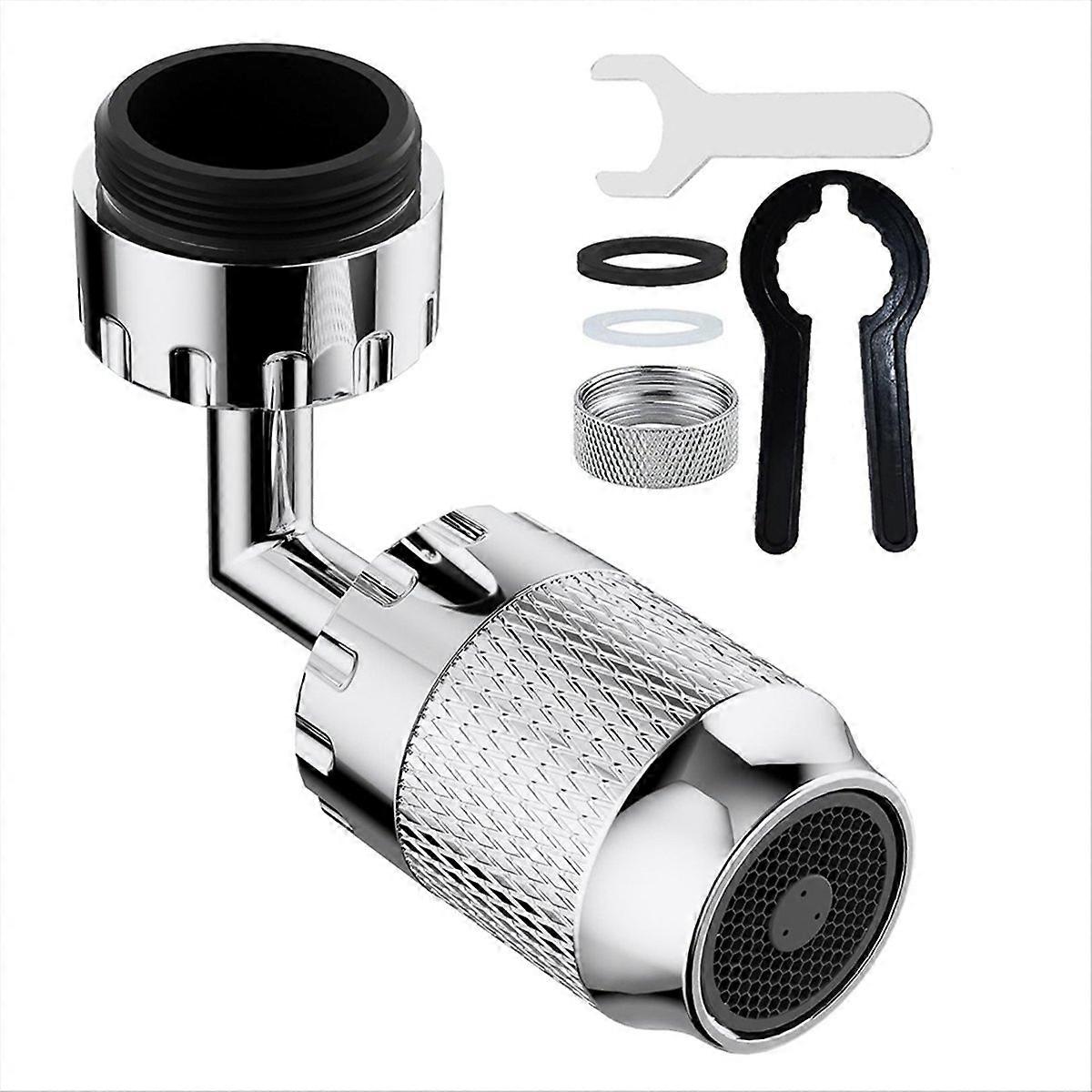 Luftsprudler Für Küchenarmaturen, Mischbatterieverlängerung, M24/m22-adapter, Preiswertes Zubehör Für Den Armaturenauslauf, Standardgewinde, Nickel-finish, Spritzschutz.