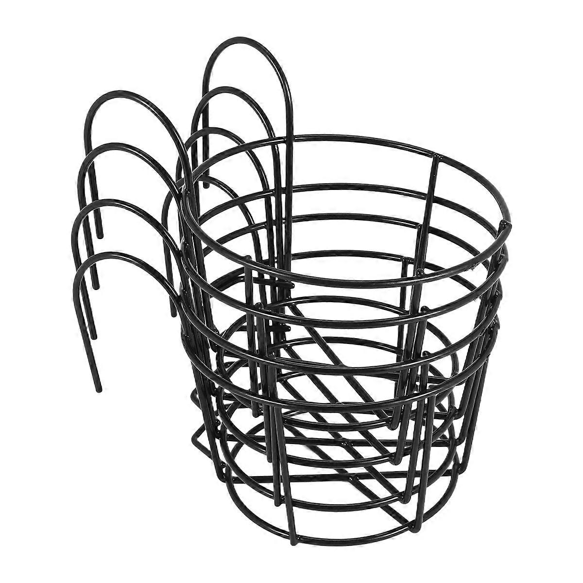 4-teiliges Set Hängehaken Für Balkonpflanzen, Pflanzenstützen Aus Eisen, Kleines Wandregal Für Töpfe, 4er-set Topfhalter Für Geländer