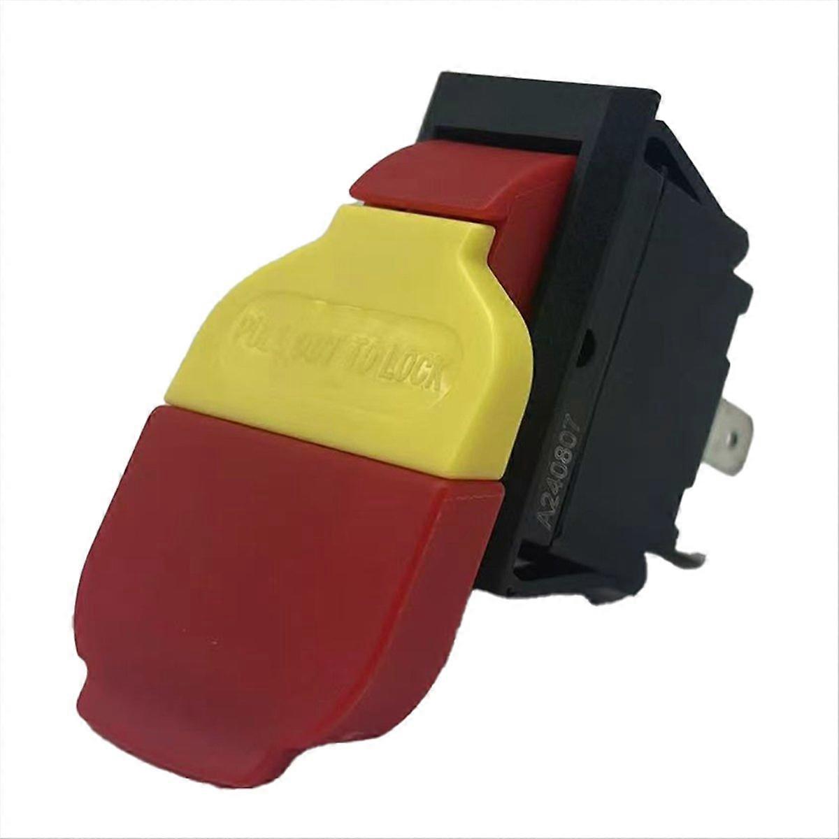 4-poliger Elektromagnetischer Drucktaster 125/250v - Impulsschalter Für Industrielle Steuerungen, Schütze, Ersatzteil, Für Professionelle Anwendungen Und Heimwerker.