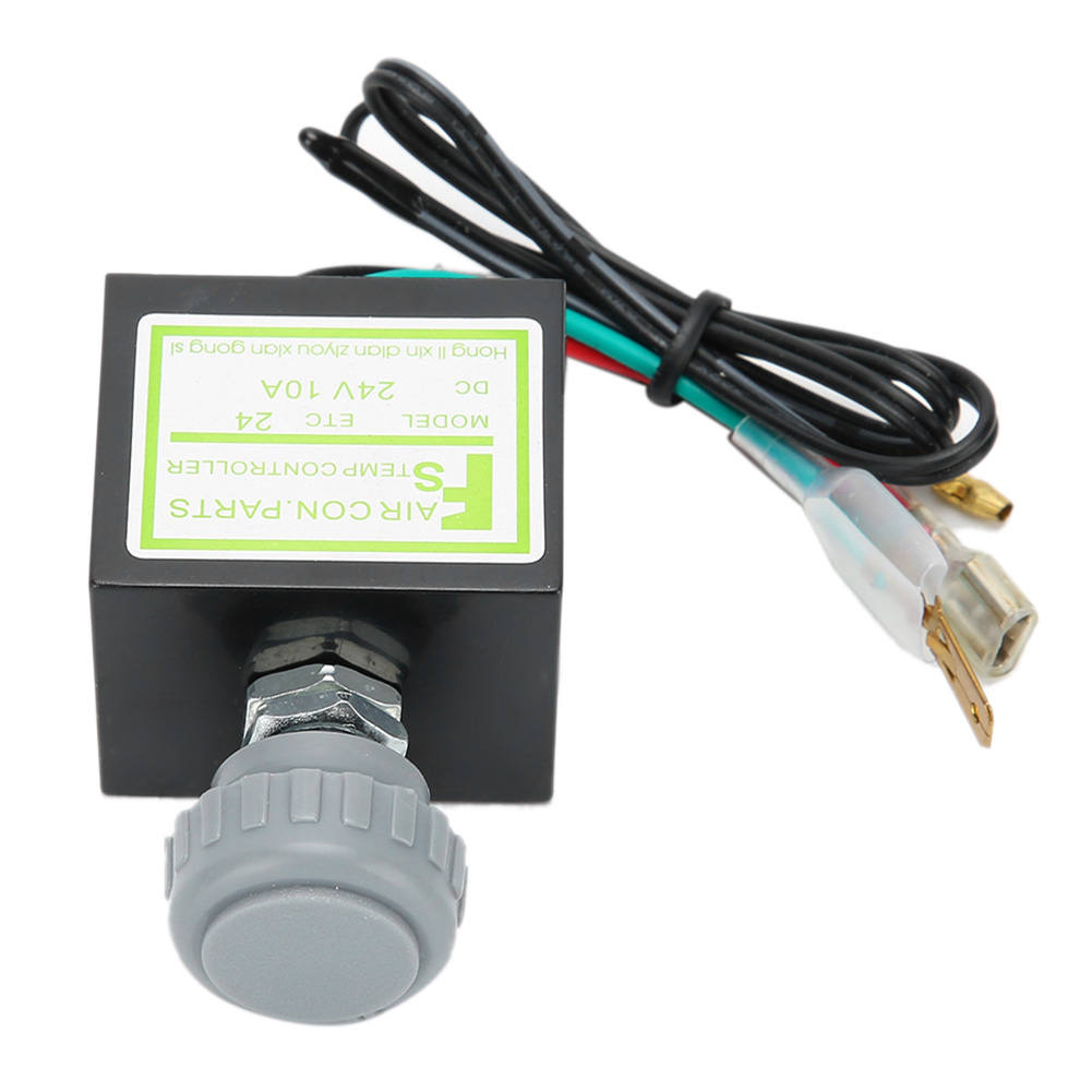 Elektronischer 24-v-thermostat Für Kfz-klimaanlage, 10 A – Temperaturreglerschalter Für Kfz-zubehör