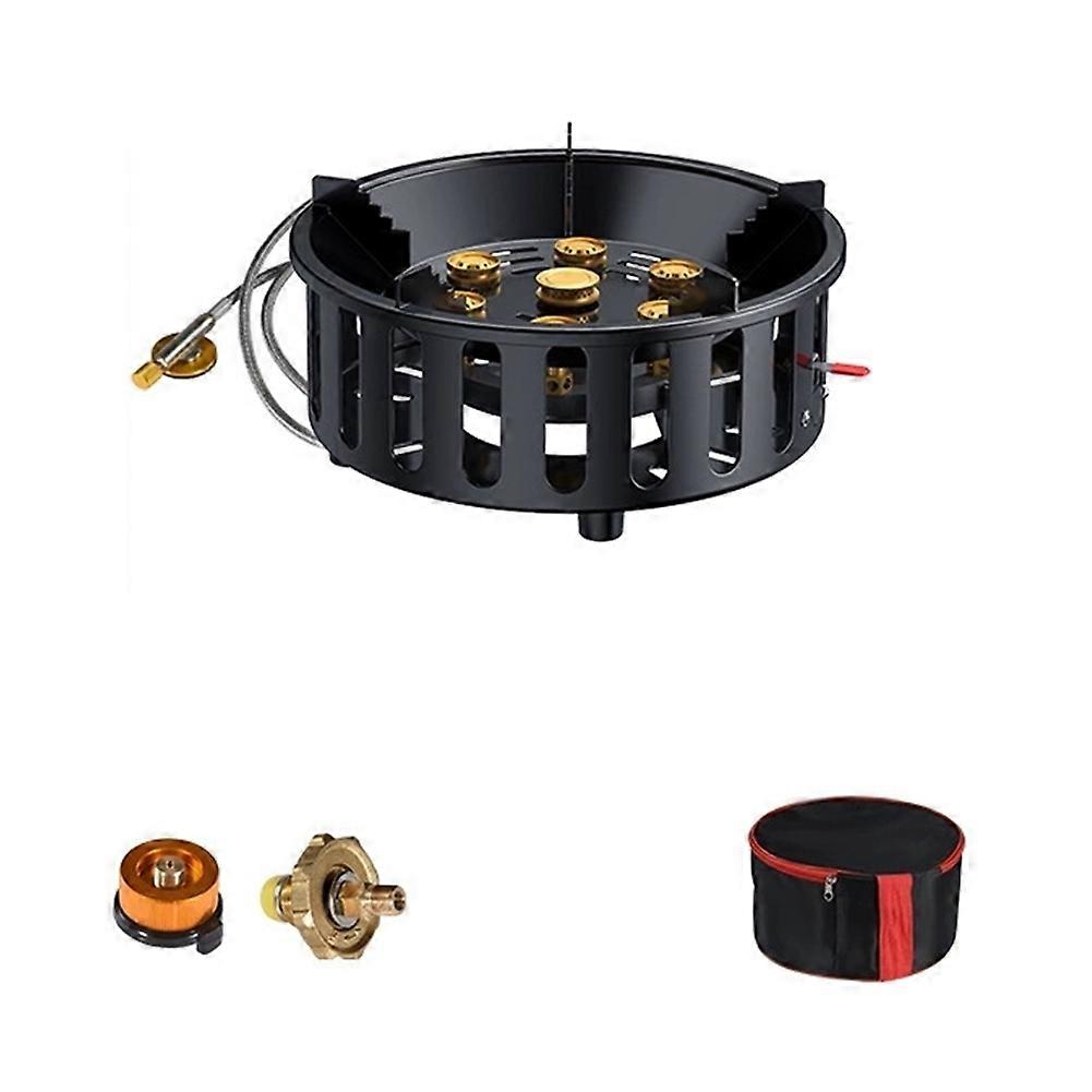 Campingkocher Für Den Außenbereich Mit Elektronischer Zündung, 21000 W, Tragbarer, Windfester Kocher, Ideal Für Picknicks Und Grillabende