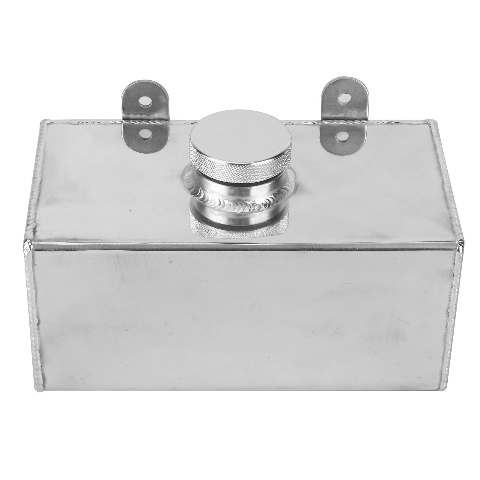 Polierter Aluminium-behälter Für Scheibenwaschflüssigkeit (2 Liter), Universeller Ladeluftkühler-sprühbehälter, Autoteile.