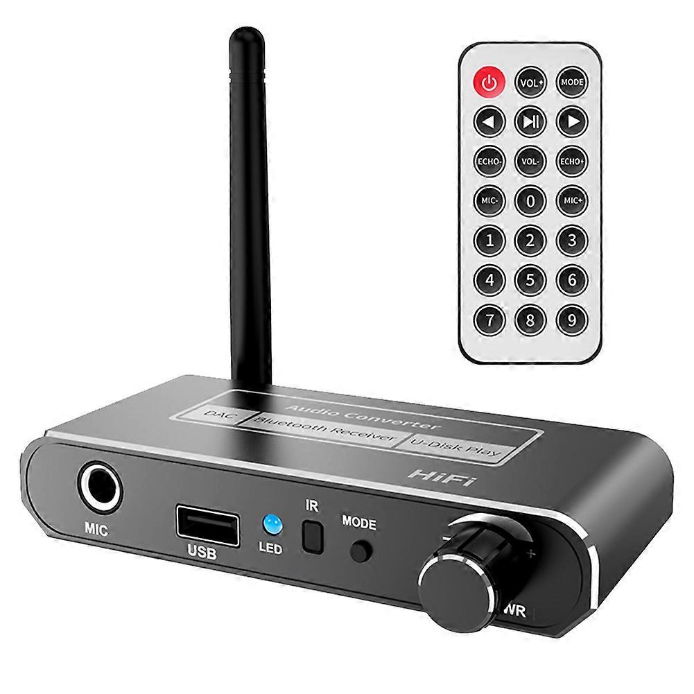 Bluetooth 5.2 Hifi-funkempfänger, Stereo-audiokonverter, 3,5-mm-klinkenanschluss