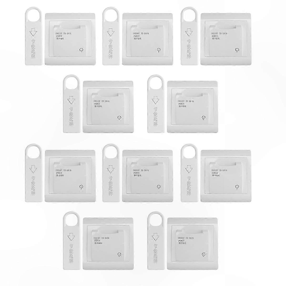 Packung Mit 10 Hochwertigen Magnetschlüsselschaltern Für Das Energiemanagement Von Hotels, Kartenbasierte Stromsteuerung