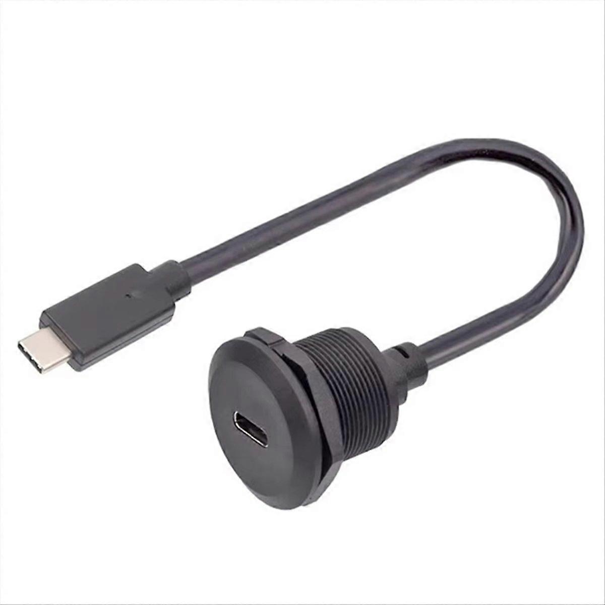 Usb Typ-c 3.1 Buchse Auf Stecker, Schnellladeanschluss Und Datenanschluss Für Kabel, Reversibler Stecker, Einzelpaar, Kompaktes Elektronisches Zubehör.