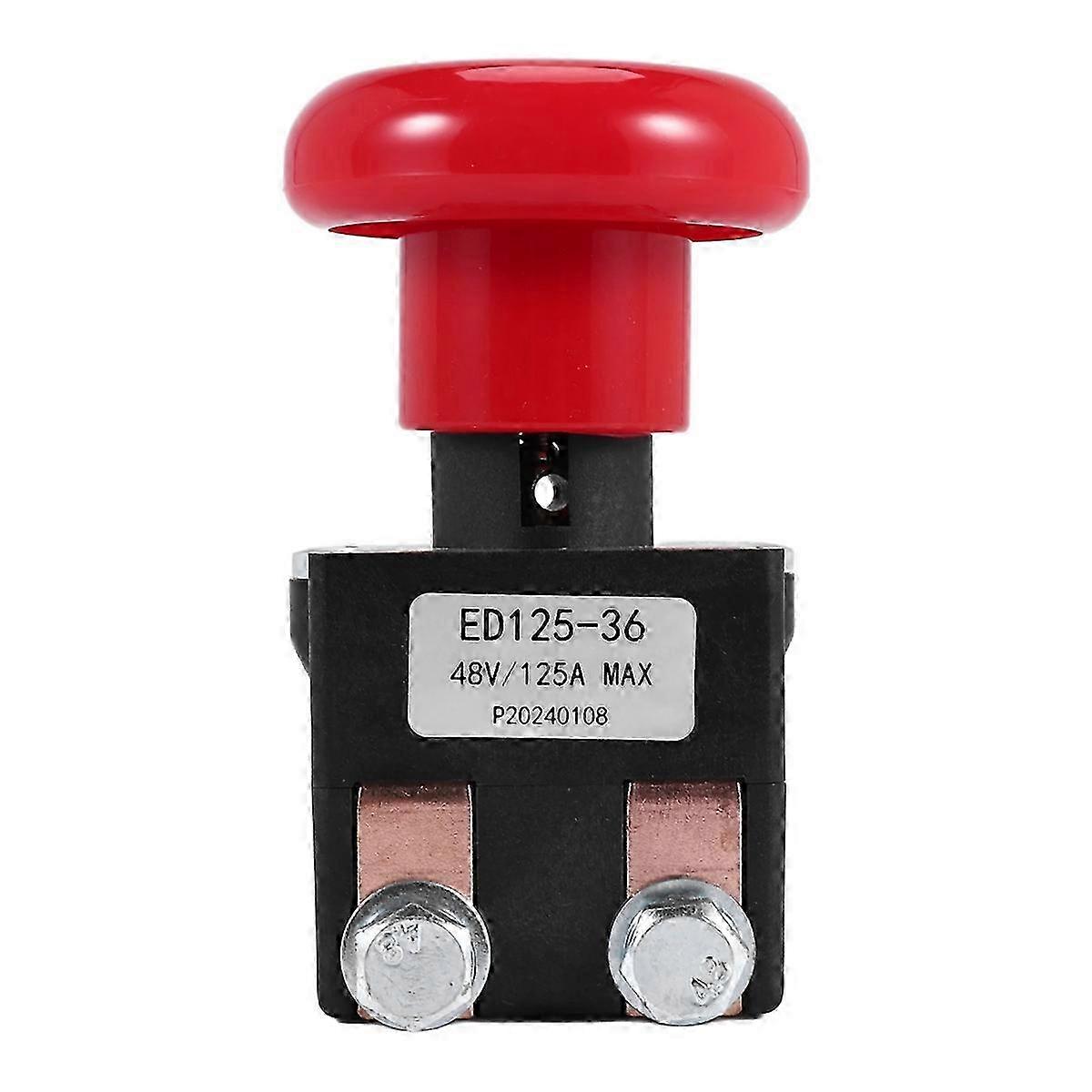 125a 48v Not-aus-schalter Für Ez30, E30, D40, Ez40 Elektrogabelstapler – Kompatibel Mit Dem Robusten Sicherheitsleistungsschalter Ed125-36.