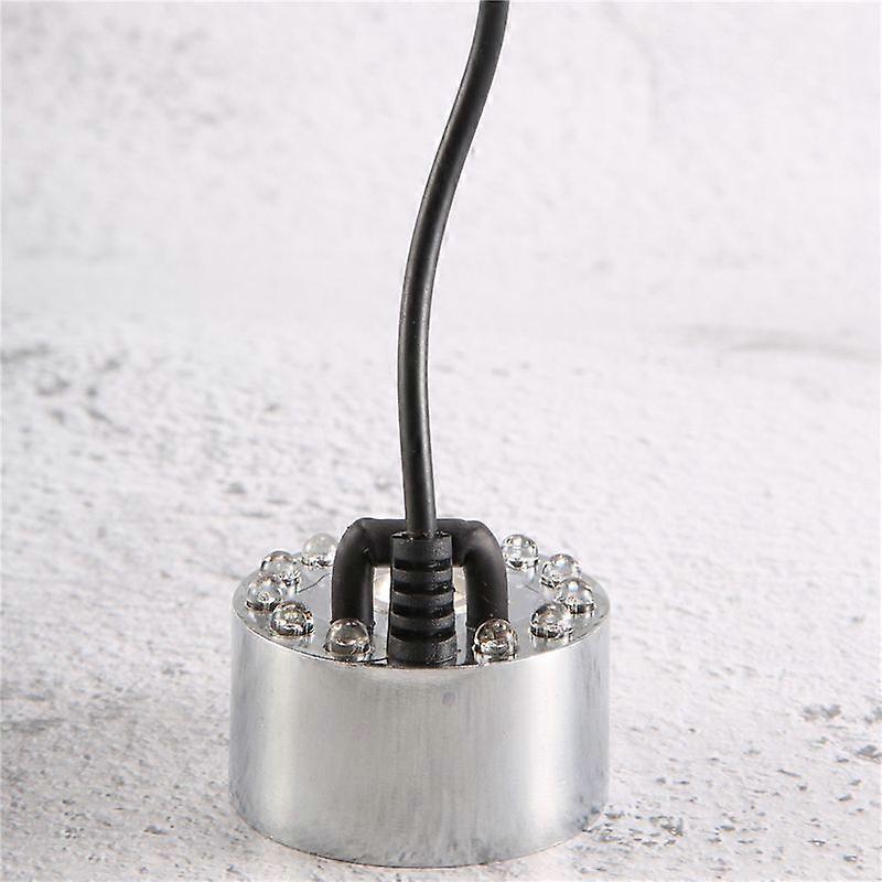 Mini-nebelsystem Mit 12 Leds, Wasservernebler Für Teiche, Springbrunnen Und Pools, Dekorativer Nebelgenerator
