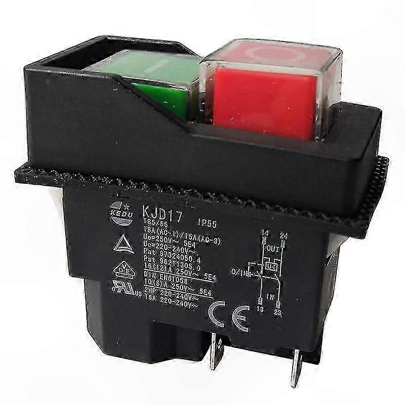 4-poliger Elektromagnetischer Drucktaster Für Industriemaschinen Und Elektrowerkzeuge