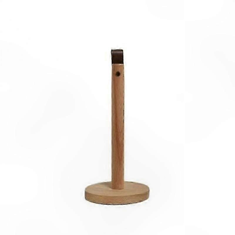 Vertikaler, Wandmontierter Halter Aus Holz Für Küchen- Und Badezimmerrollen, Handtuchhalter Aus Holz, Toilettenpapierablage, Rollenorganizer, Praktischer Halter Für Zuhause.