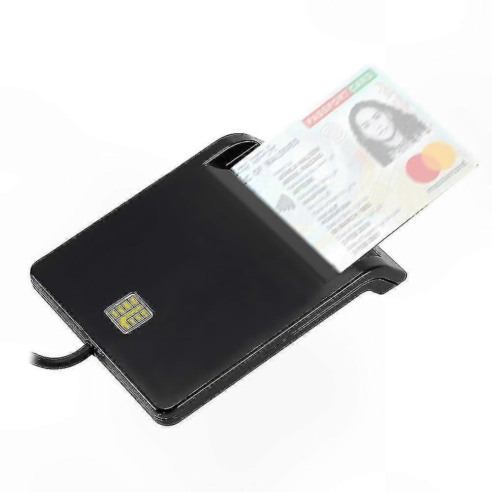 Usb-smartcard-lesegerät Für Militärische Zutrittsberechtigungen, Kompatibel Mit Cac/sim/id/ic- Und Smartbankkarten