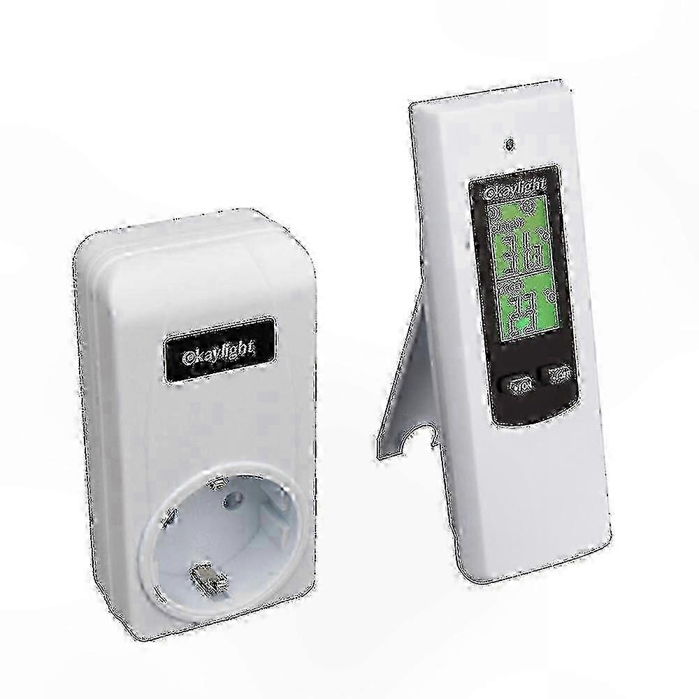 Intelligenter Wlan-thermostat Mit Angeschlossener Steckdose, Fernbedienung Für Heizkörper Und Klimaanlage, Präzise Programmierung, Kompatibel Mit Heizung Und Klimaanlage, Einfache Installation, Optima