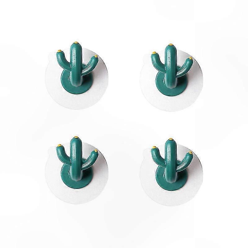 Set Mit 4 Kaktusförmigen Wandhaken Im Skandinavischen Design Für Badezimmer Und Inneneinrichtung