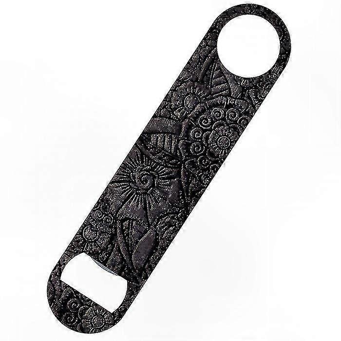 Eleganter, An Der Wand Montierter Flaschenöffner Aus Metall Mit Floralem Muster, Robustes Barwerkzeug, Silberner Designer-flaschenöffner, Praktisches Accessoire Für Küche Und Partys.