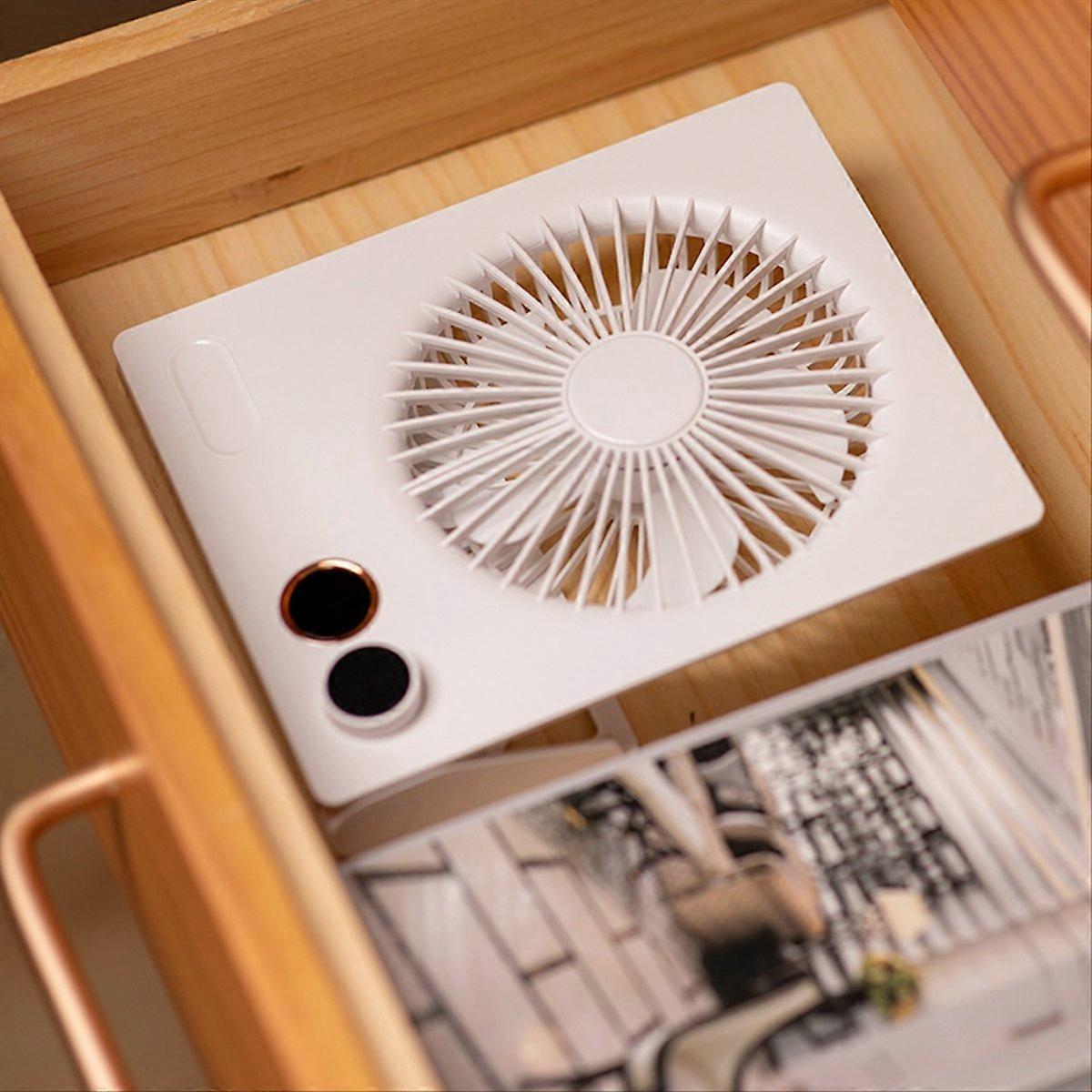 Mini-tischventilator Mit Leisem Geräusch, Usb-wiederaufladbar, Tragbarer Kühlventilator