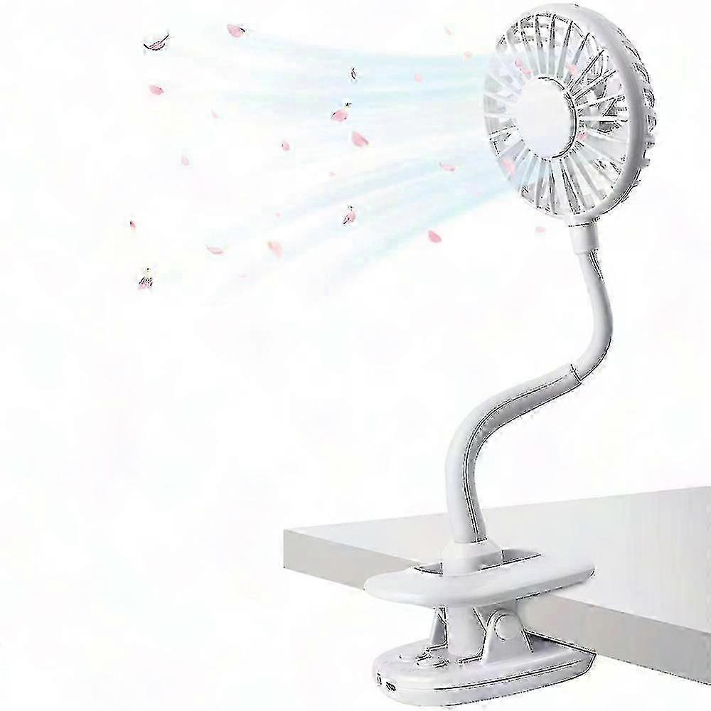 Usb-clip-ventilator, Mini-flexlüfter, Tragbarer Tischkühler, Clip-modell, Leiser Elektromotor