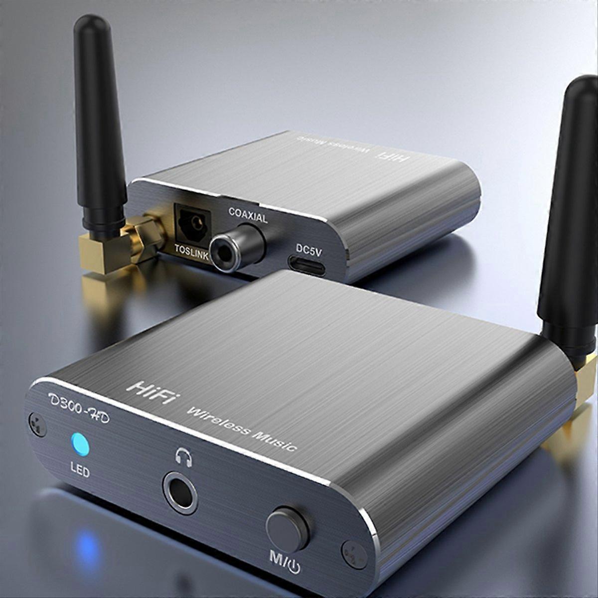 Bluetooth 5.0 Audio-adapter Mit Koaxial- Und Toslink-hd-ausgang – Kabelloser Stereo-empfänger Für Heimkino, Hi-fi Und Tv, Optischer Und Digitaler Anschluss, Kompatibel Mit Lautsprechern Und Verstärker