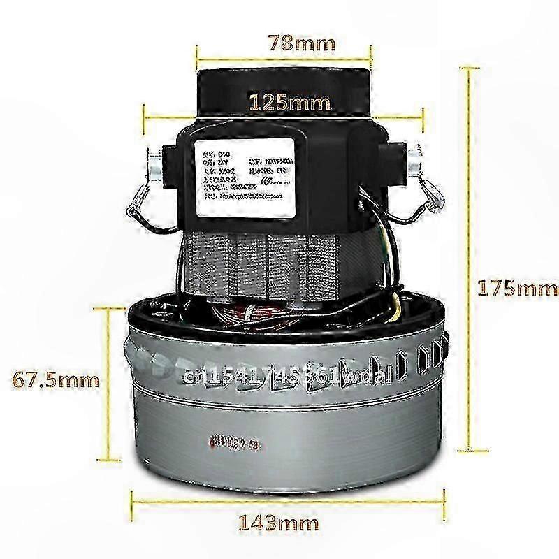 Industriesauger Mit 1500-w-motor, 200–240 V, 50 Hz, 143 Mm, Ersatzteilnummer S20241227442, Wassersaugkapazität