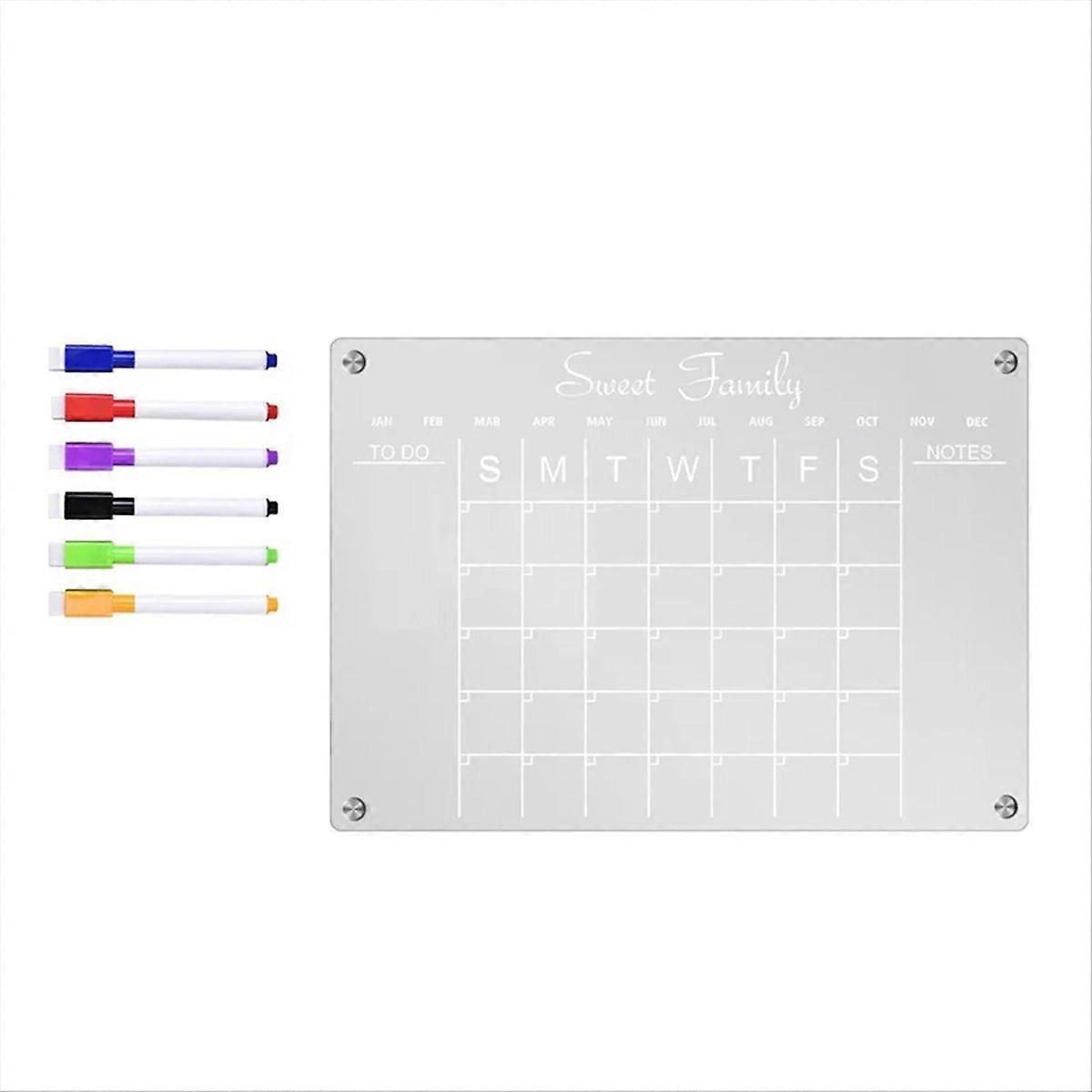 S-week Magnetischer Wochenplaner-aufkleber Für Den Kühlschrank, Selbstklebender Wochenplaner