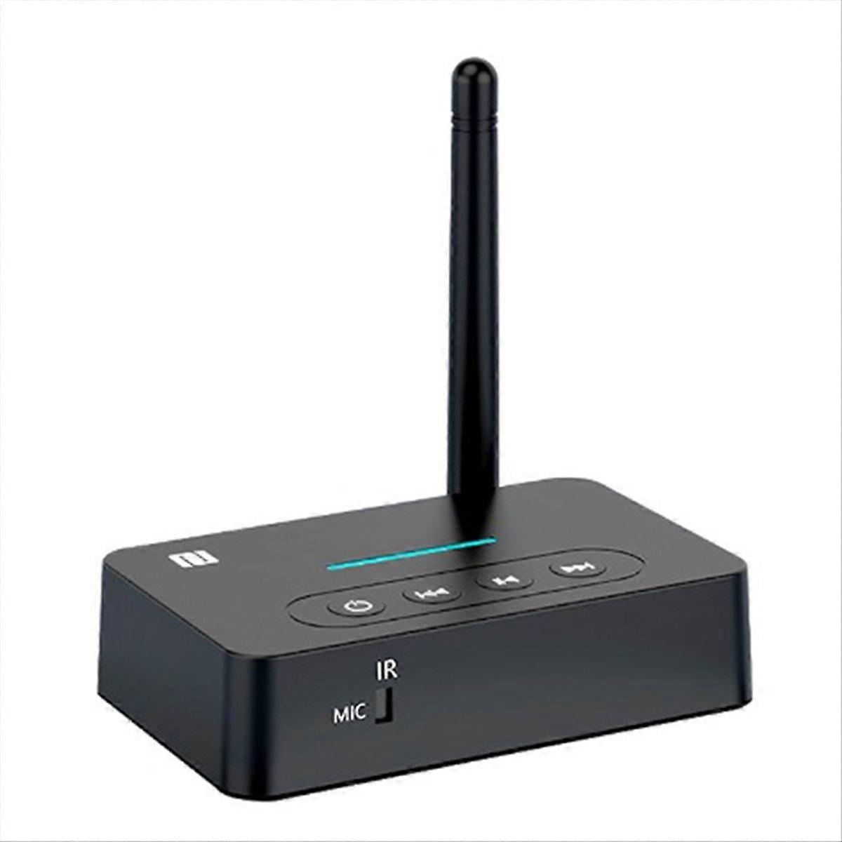 Bluetooth 5.1 Nfc-audioadapter Mit 3,5-mm-aux-anschluss, Mikrofon Und Fernbedienung