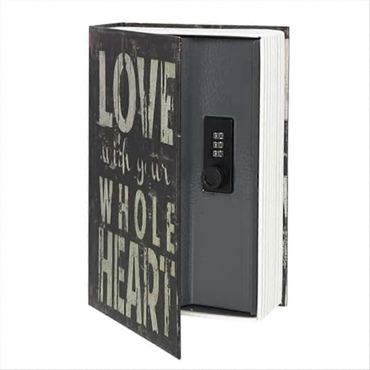 Dekorativer Büchersafe Mit Zahlenschloss, Sichere Aufbewahrungsbox Für Wertsachen, Bibliotheksdesign, Diskreter Schutz, Ideal Für Zuhause Oder Büro, Realistische Optik