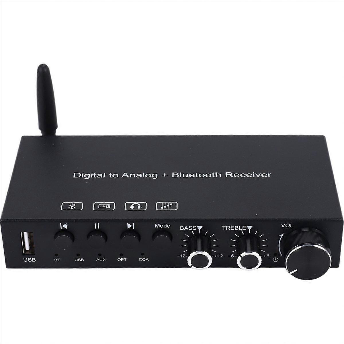192 Khz Usb Digital-analog-wandler Mit Eingebautem Kopfhörerverstärker, Hochauflösender Audio-dac Für Pc, Mac, Hifi, 3,5 Mm Stereo-ausgang, Kompatibel Mit Laptops Und Desktop-computern, Geringe Latenz