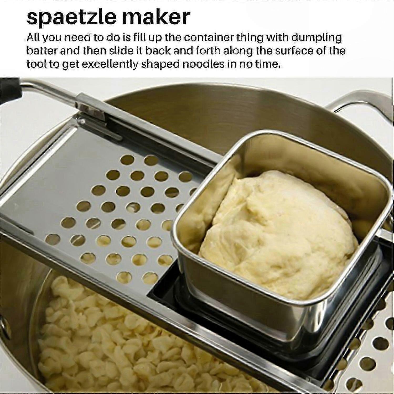 Pasta- Und Ravioliroller Aus Edelstahl, Ergonomischer, Rutschfester Griff, Robustes Küchengerät Zur Einfachen Zubereitung Von Nudeln Und Teigtaschen.