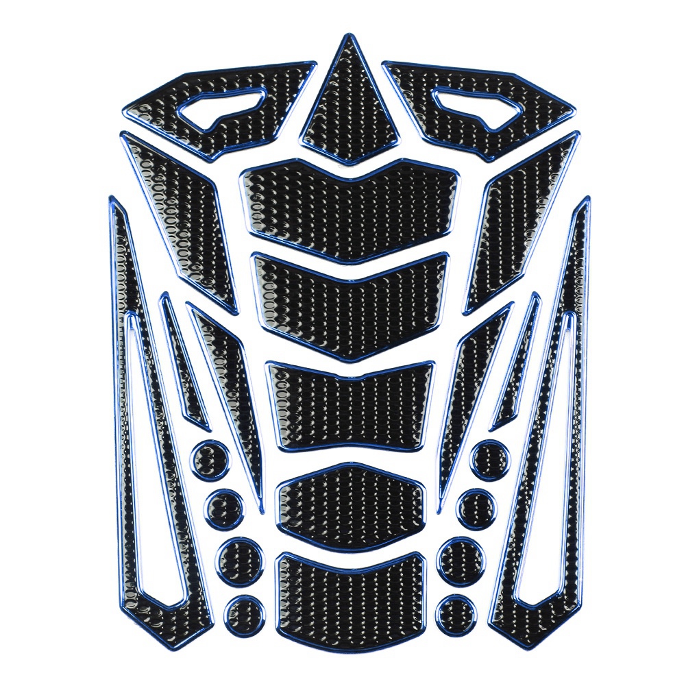 Universeller Selbstklebender Tankschutz Für Motorräder, Blauer Antirutschstreifen, Kraftstofftankschutz