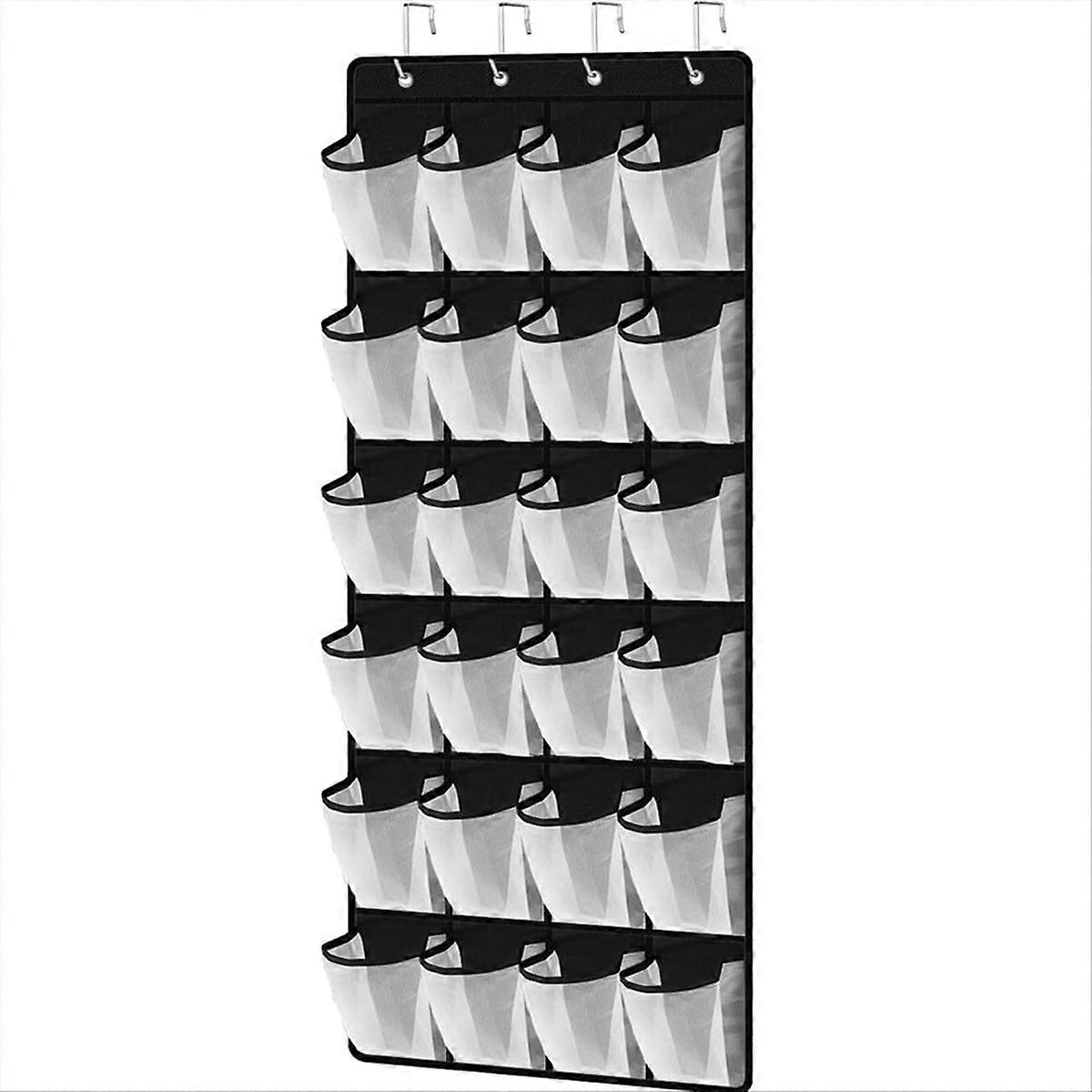 Rutschfestes Schuhregal, Atmungsaktives Schuhablagenetz, Großer Stauraum Mit Taschen, Stabiler Wandorganizer