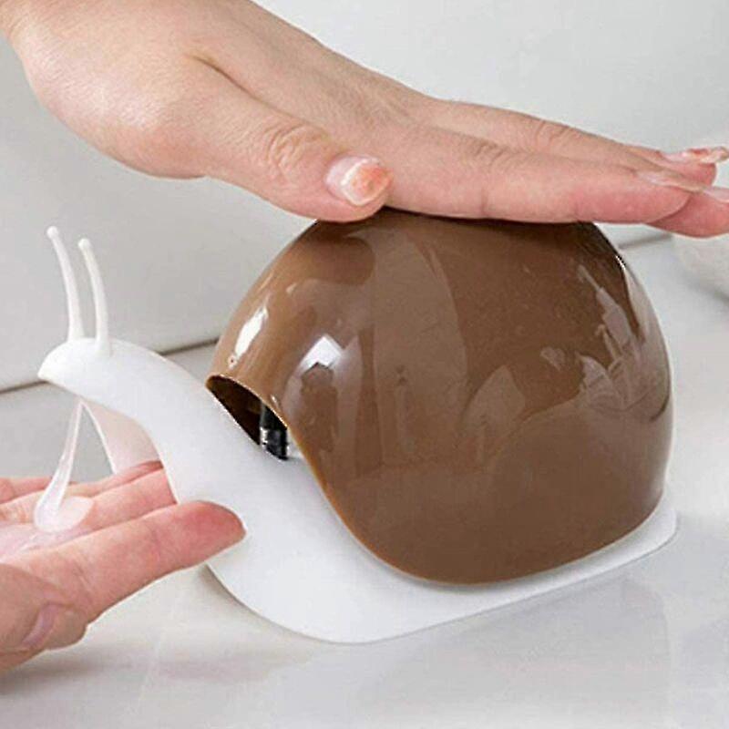 Niedlicher, Brauner Schnecken-seifenspender Für Küche Und Bad, Handpumpe, 120 Ml