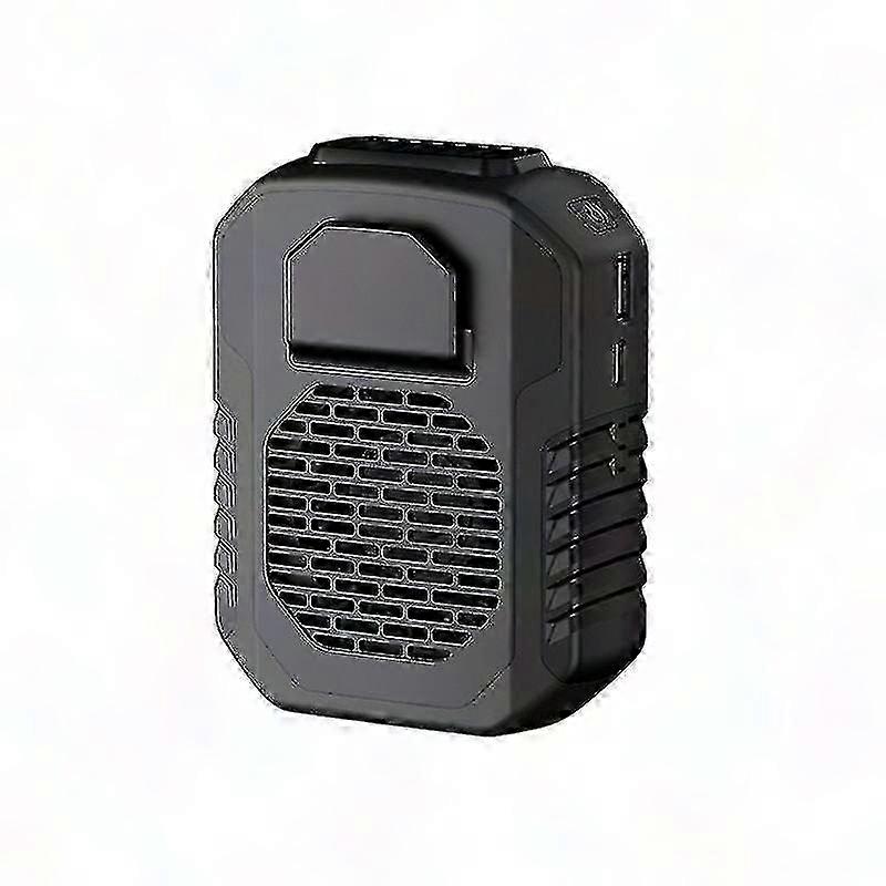 6000-mah-usb-ventilator, Tragbare Kabellose Klimaanlage, Mini-gürtelclip-ventilator Für Outdoor-sportarten, Freihändige Kühlung, Tragbarer Nackenbügel