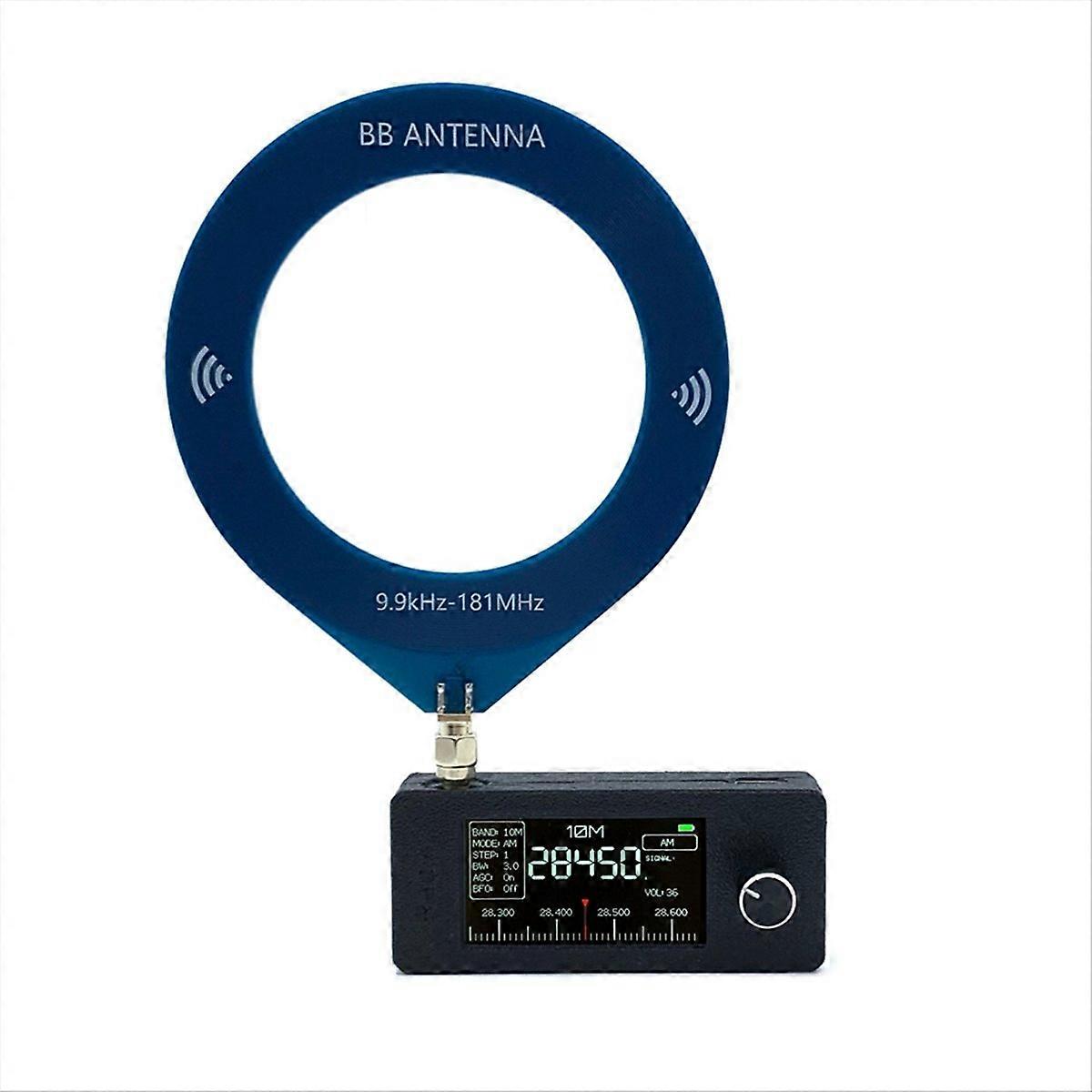 Miniatur-rahmenantenne 9,9 Khz – 181 Mhz, Sma-schnittstelle, Taschenformat, Kompaktes Tragbares Radio