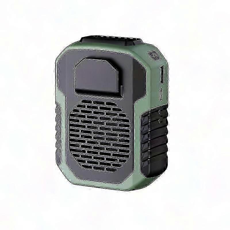 Tragbarer, Per Usb Aufladbarer 6000-mah-ventilator, Kabellose, Persönliche Klimaanlage, Mini-gürtelclip-ventilator Für Outdoor-sportarten, Leistungsstarke Kühlung, Robuste Befestigung