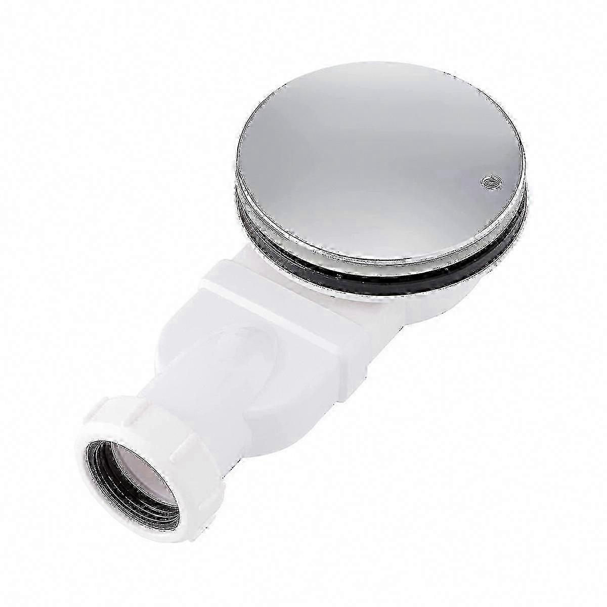 Extraflacher Duschablauf Aus Verchromtem Abs, Hohe Durchflussrate 36 L/min, Schmaler Seitlicher Abfluss Für Kompakte Duschwanne.