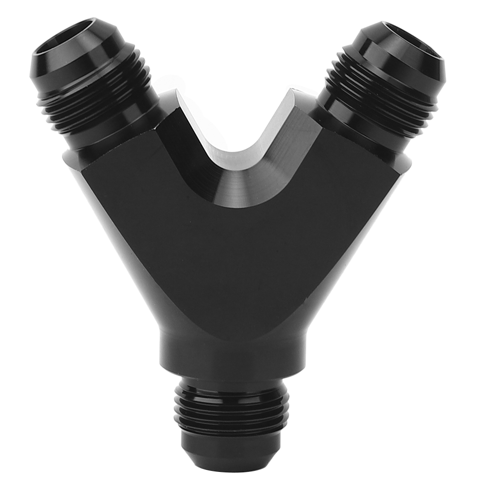 Schwarzer An10-y-stecker Aus Aluminiumlegierung, 3-poliger Stecker Auf 2-poligen An10-stecker-adapter