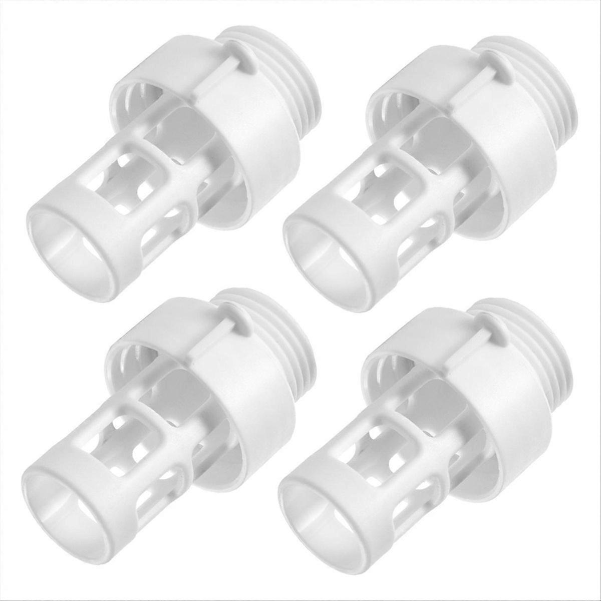 4-teiliger Poolablauf-anschlussadapter, Schlauchanschluss 10184, Runder Adapter Für Pumpe Und Filteranlage, Teichreinigungszubehör, 4-teiliges Kompatibles Set
