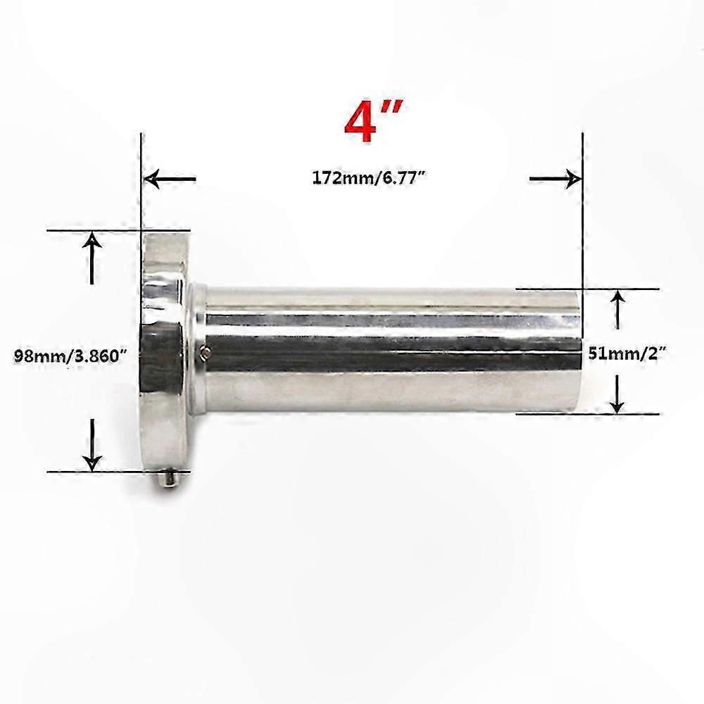 Auspuffschalldämpfer Aus Edelstahl, Verchromt, Für Pkw – 85 Mm, 98 Mm, 110 Mm, Universell Passend