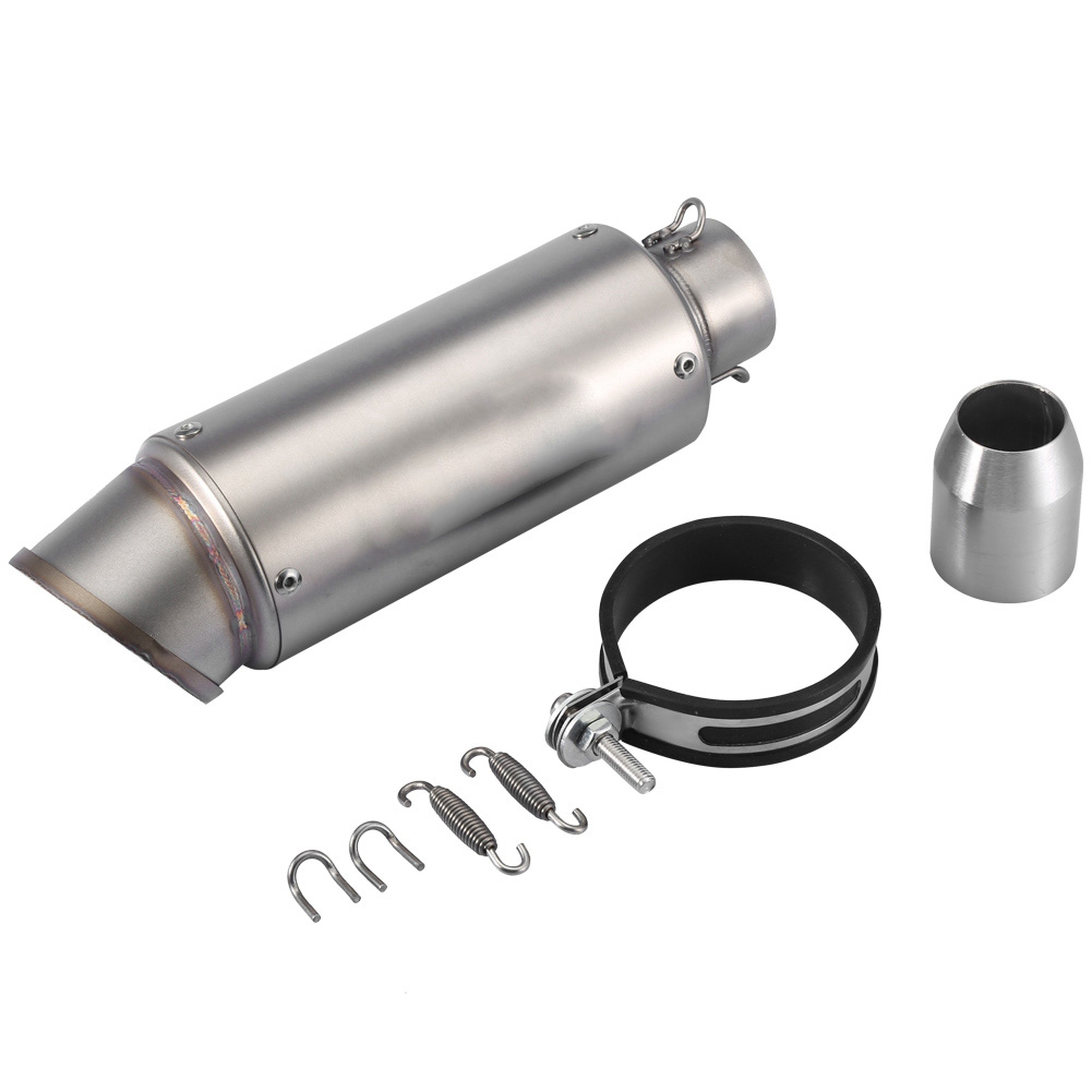 Universeller Abgewinkelter 51-mm-schalldämpfer Für Motorrad, Hinteres Auspuffrohr (3)