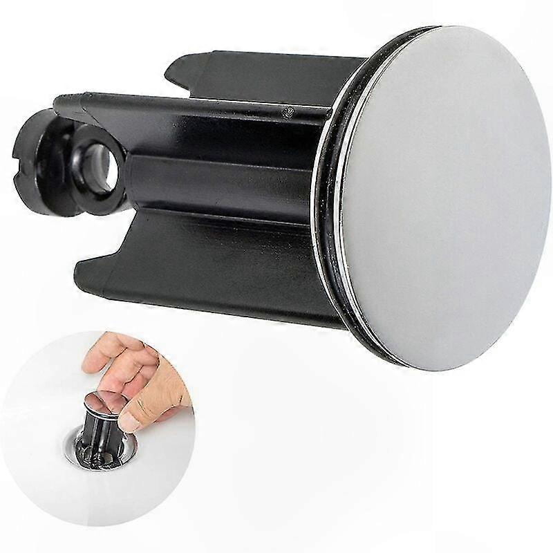 Verstellbarer, Verchromter Messing-spülbeckenstöpsel, 40 Mm, Universalablauf Mit Gummidichtung, Rutschfest Und Wasserdicht, Robustes Badaccessoire