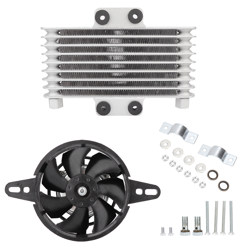 Universeller Aluminium-kühler Für Motorradmotoren, Motoröllüfter, Wasserkühler