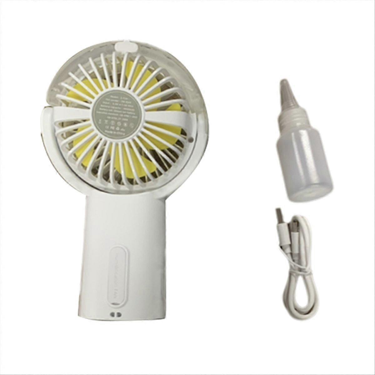 Wiederaufladbarer Tragbarer Nebelventilator Mit 4000 Mah Kapazität, Handlicher Windschutz Mit Wassertank, Usb-nebelpistole, Mini-taschenventilator Für Den Outdoor-einsatz, Sommer, Reisen, Sport, Campi