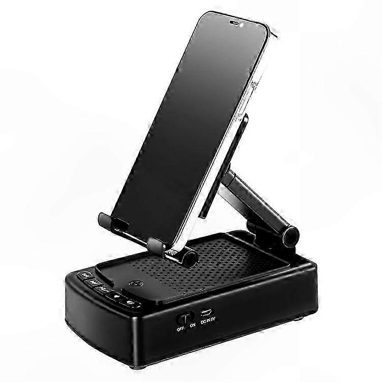 3-in-1-handyhalterung Mit Integriertem Akku, Kabellosem Bluetooth-lautsprecher, Für Büro, Zuhause Und Unterwegs, Tragbares Ladegerät, Multifunktionale Station