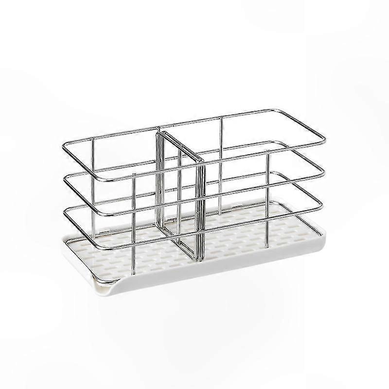 Küchenutensilienhalter, Multifunktionaler Geschirrabtropfer Und Spülbeckenorganizer (20x8,5x10 Cm)