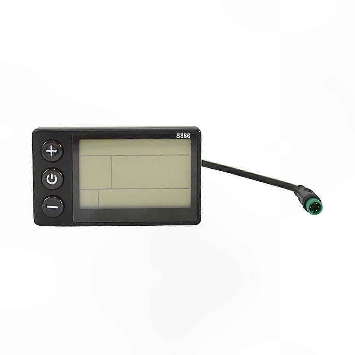 Lcd-bedienfeld Für Elektrofahrräder Und Elektroroller, Wasserdichtes Panel, Wasserdichtes Digitaldisplay, Kompatibel Mit E-bikes Und Elektrorollern