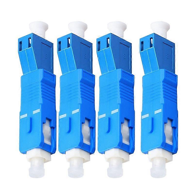 4er-pack Hybrid-adapter (sc/upc-stecker Auf Lc/upc-buchse), Singlemode 9/125µm Glasfaser